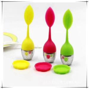 Оптовые продажи модные горшок завод силиконовые вкладышем Чай Infuser