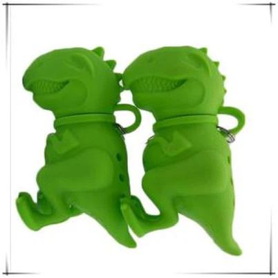 Динозавр многоразовых силиконовые формы Infuser чай мешок держатель Кофеварка фильтр сетчатый фильтр мяч чай Infusers Кухонные аксессуары случайный цвет