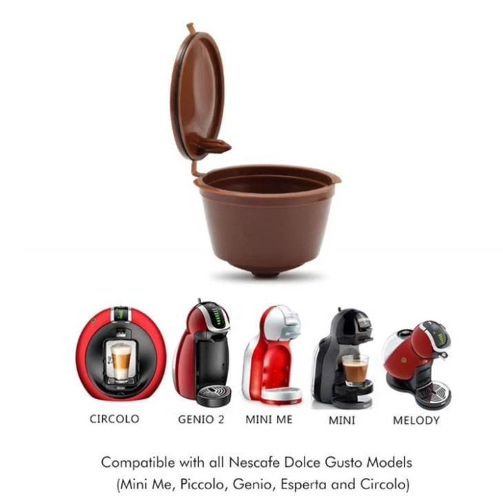 Reusable Nescafe Dolce Gusto Coffee Capsule Filter Cup