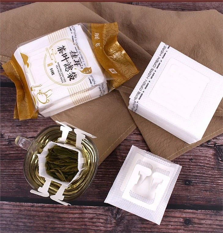 Portable Drip Coffee Filter Bag in Roll Hanging Ear Style Coffee Filters Paper For Machine